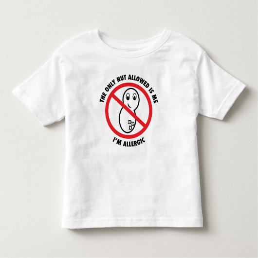 ただナット許された幼児のTシャツ トドラーTシャツ (正面)