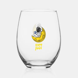 ただバイビングの宇宙。 ステムなしワイングラス