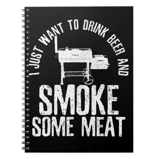 ただビールを飲んで肉を燻製にしたいだけ ノートブック (正面)