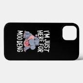 ただムーデングの可愛い赤ちゃんカバのためにここに来た Case-Mate iPhoneケース (裏面 (横))