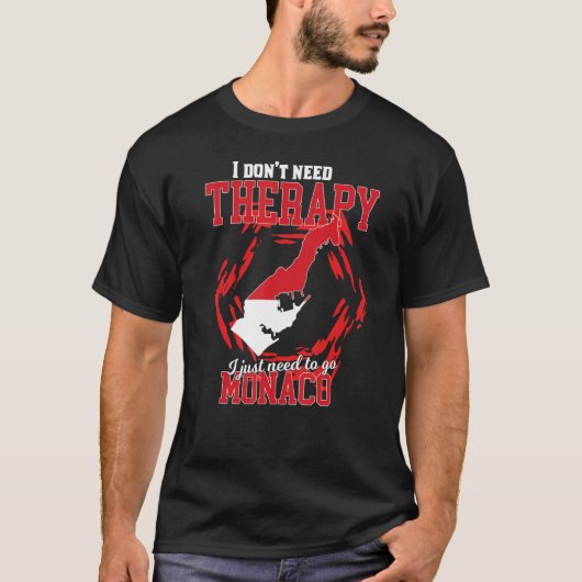 ただモナコに行かなきゃ Tシャツ (正面)