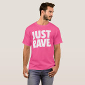 ただレイヴ。テクノ放電型フェスティバル Tシャツ (正面フル)