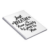 ただ不安を抱えてノートに嘘をついている ノートブック (右側)