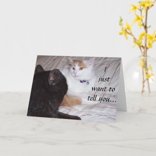 ただ伝えたい、愛してる カード (黄色い花)