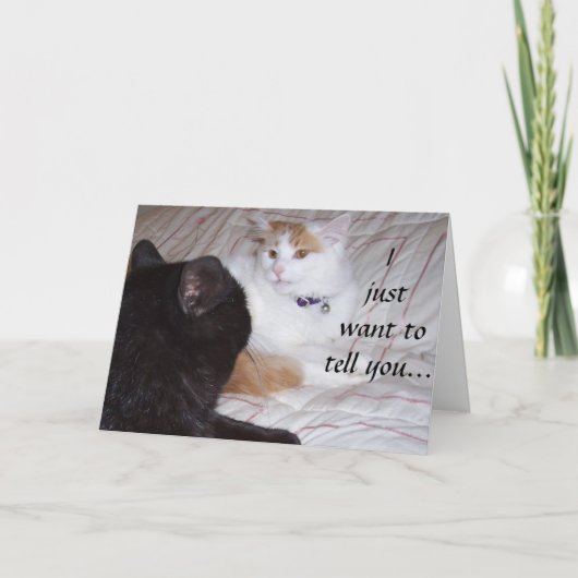 ただ伝えたい、愛してる カード (正面)