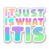 ただ何だ |おもしろい引用文 シール (正面)