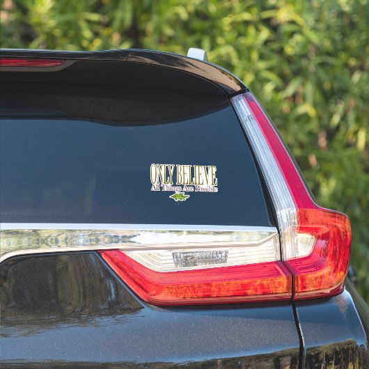 ただ信じよ、全ては可能なり シール (車体側面)