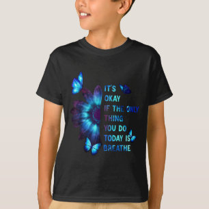 ただ呼吸するだけでもいい 自殺 Tシャツ
