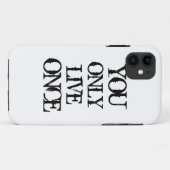 ただ場合iPhone 5の一度住んでいます Case-Mate iPhoneケース (裏面(横))