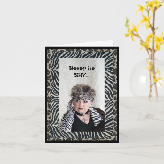 ただ幸せである カード (黄色い花)