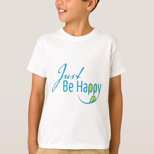 ただ幸せである Tシャツ (正面)
