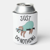 ただ怠ける 缶クーラー (缶裏面)