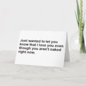 ただ愛してることを伝えたかった カード (正面)