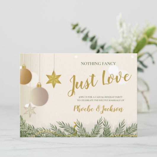 ただ愛のホリデーウェディングエロープメントパーティー 招待状 (スタンド正面)
