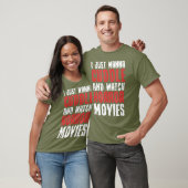 ただ抱き合ってホラー映画を見たいだけ Tシャツ (ユニセックス)