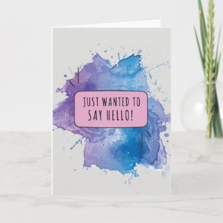 ただ挨拶したかった カード