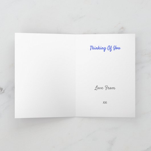 ただ挨拶したかった カード (内部)