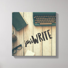 ただ書こう 12" x 12", 1.5", キャンバスプリント