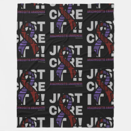 ただ治すだけ…くも膜炎 フリースブランケット