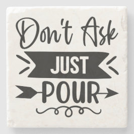 ただ注頼ぎるな ストーンコースター