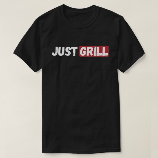 ただ焼くだけ Tシャツ (デザイン正面)