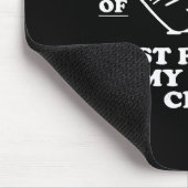 ただ目を休めてるだけクラブの自慢の会員 マウスパッド (コーナー)