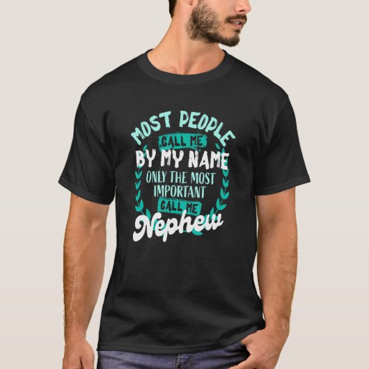 ただ私を甥と呼ぶ Tシャツ (正面)