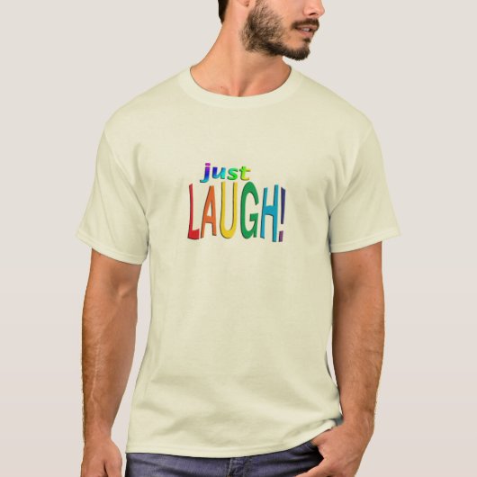 ただ笑う Tシャツ (正面)