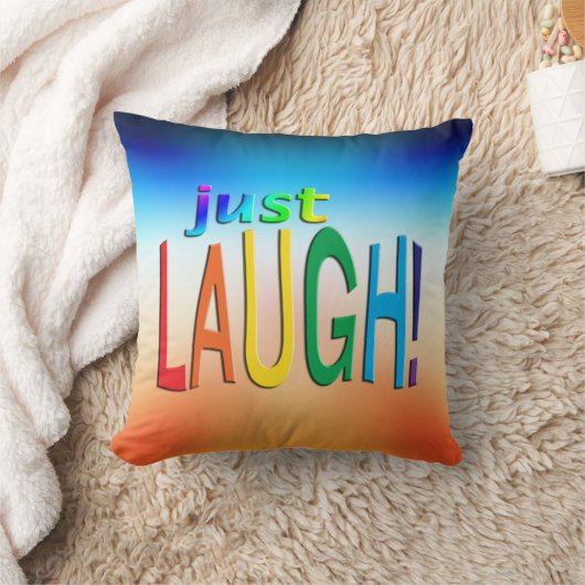 ただ笑おう クッション (ブランケット)