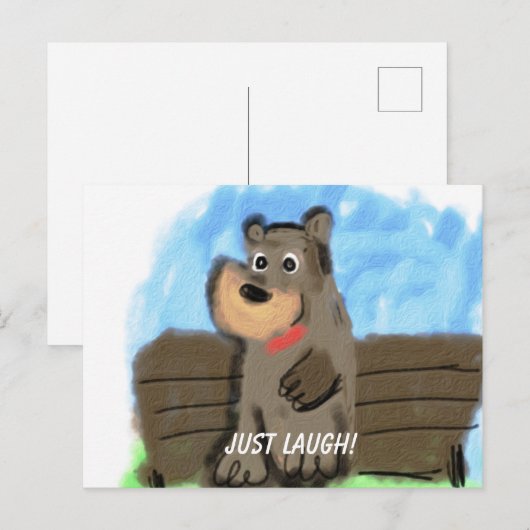 ただ笑って ポストカード (正面/裏面)