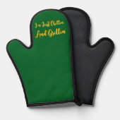 ただ緑を焼きながらゆったりしてるだけだよ 鍋つかみ (正面/裏面)