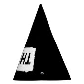 ただ考え...ばかおもしろいネディ愚かなタイポグラフィ パーティーハット (右)