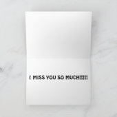 「ただ耐え難い」と言恋しく思ってたまらない!! カード (内部)