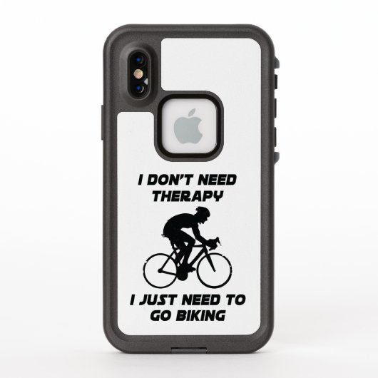 ただ自転車に乗りたいTシャツ LifeProof iPhoneケース (裏面)