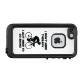 ただ自転車に乗りたいTシャツ LifeProof iPhoneケース (裏面横)