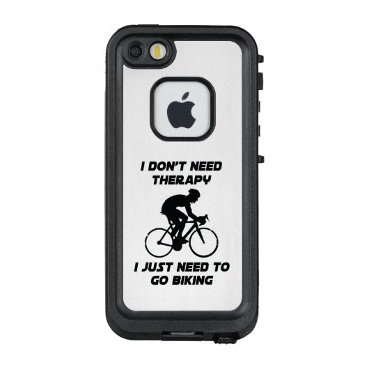 ただ自転車に乗りたいTシャツ LifeProof iPhoneケース (裏面)