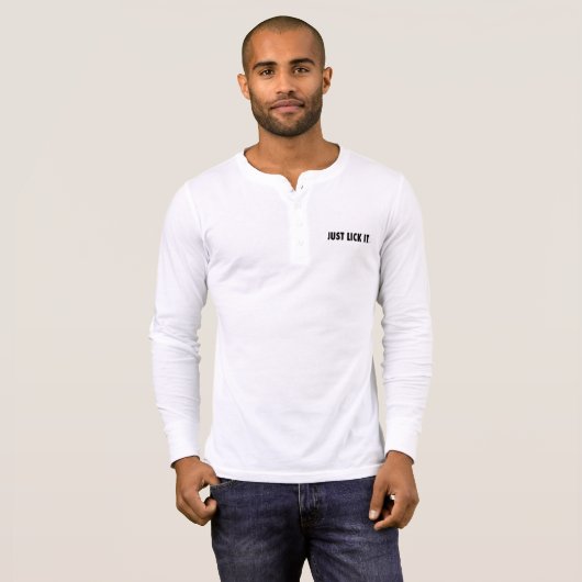 ただ舐める Tシャツ (正面フル)