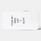 ただ良い人間である Case-Mate iPhoneケース (裏面 (横))