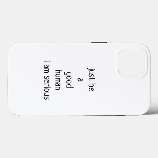 ただ良い人間である Case-Mate iPhoneケース (裏面 (横))