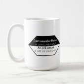 ただ覚えておけ:ロング・メモリ、悪いストリーク、忍耐 コーヒーマグカップ (左)