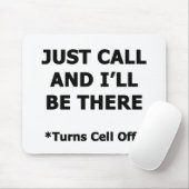 ただ電話すれば行くよ マウスパッド (マウス)