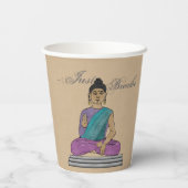 ただ静かに座っている仏像を呼吸 紙コップ (裏面)