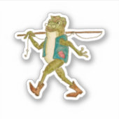 ただ魚釣り...そして良い！ シール (正面)