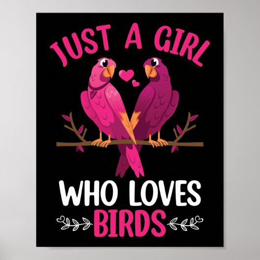ただ鳥が好きな女の子 ポスター (正面)