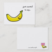 ただ…（バナナ）名刺 名刺 (正面/裏面)