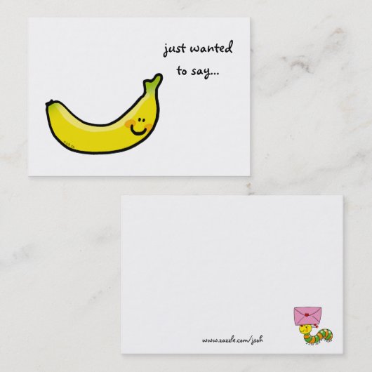 ただ…（バナナ）名刺 名刺 (正面/裏面)