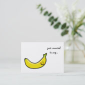 ただ…（バナナ）名刺 名刺 (スタンド正面)