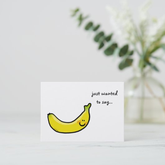 ただ…（バナナ）名刺 名刺 (スタンド正面)