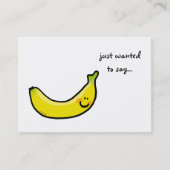 ただ…（バナナ）名刺 名刺 (正面)