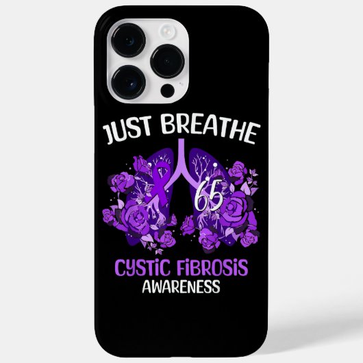 ただ、呼吸を 嚢胞性線維症の啓発 Case-Mate iPhoneケース (裏面)